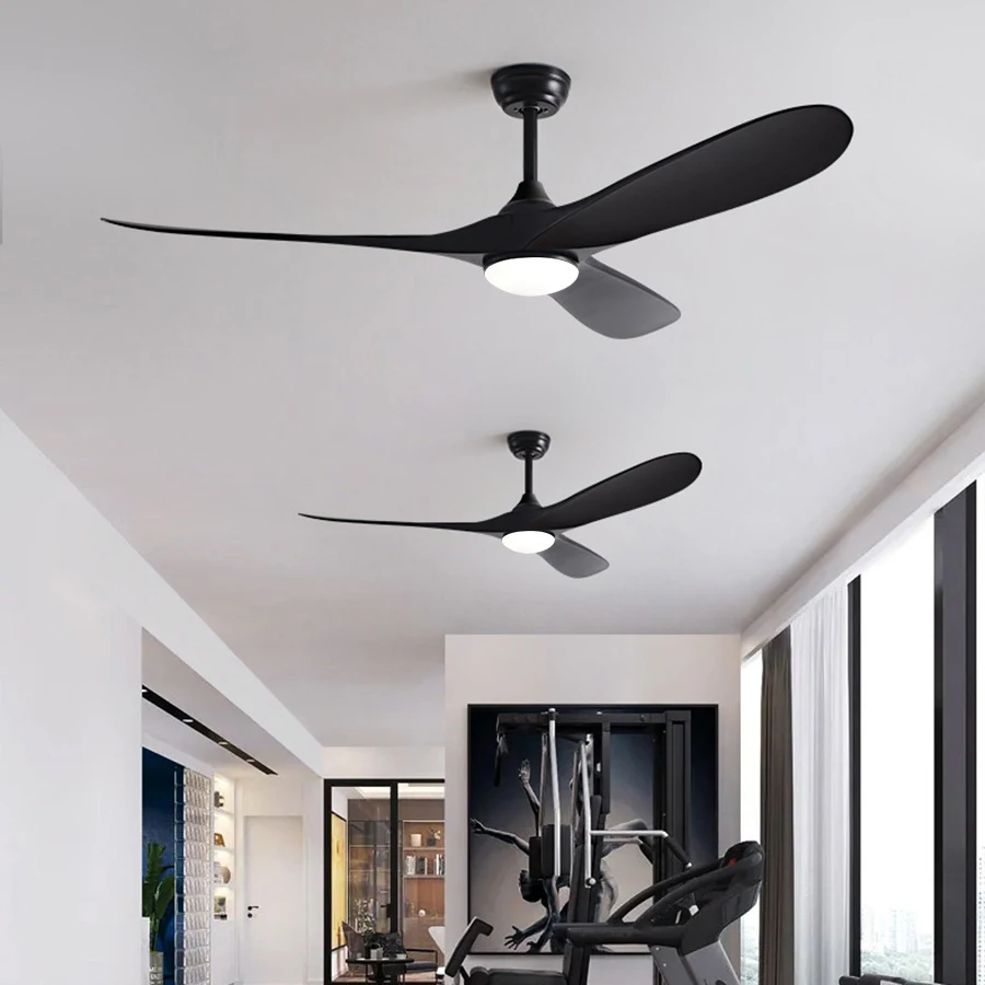 Low Floor Modern Ceiling Fans No Light 42Inches DC Motor Reversible Blades Remote Control Led Fans Lamp With Lights 5