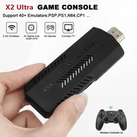 Console de jeu vidéo X2 Ultra, double manette sans fil, jeux rétro, cadeau de Noël, uniquement, HD30000, 4K, 2.4G, 128G, nouveau 3