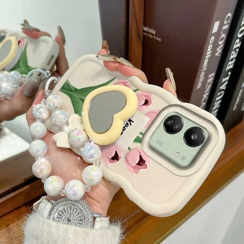 Stay Happy Phone Accessory Set: Phone Case, Lanyard & Stand