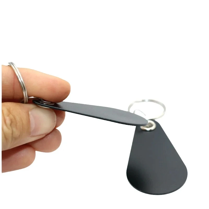RFID Keyfobs RFID Cards RFID Tag 10Pcs 125KHz T5577 EM4305 Copy Rewritable Writable Duplicate RFID Smart Black Tag Can Copy EM4100 Card Proximity Token Keyfobs