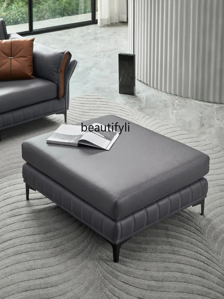 

Одноместный диван-педаль для гостиной из хлопка и льна, османка, роскошный ленивый диван-стул