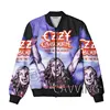 New Fashion Women/Men's 3D Print  OZZY OSBOURNE   Zipper Bomber Jackets Men Overcoat Mens Coat Zip Up Jackets  B03 1