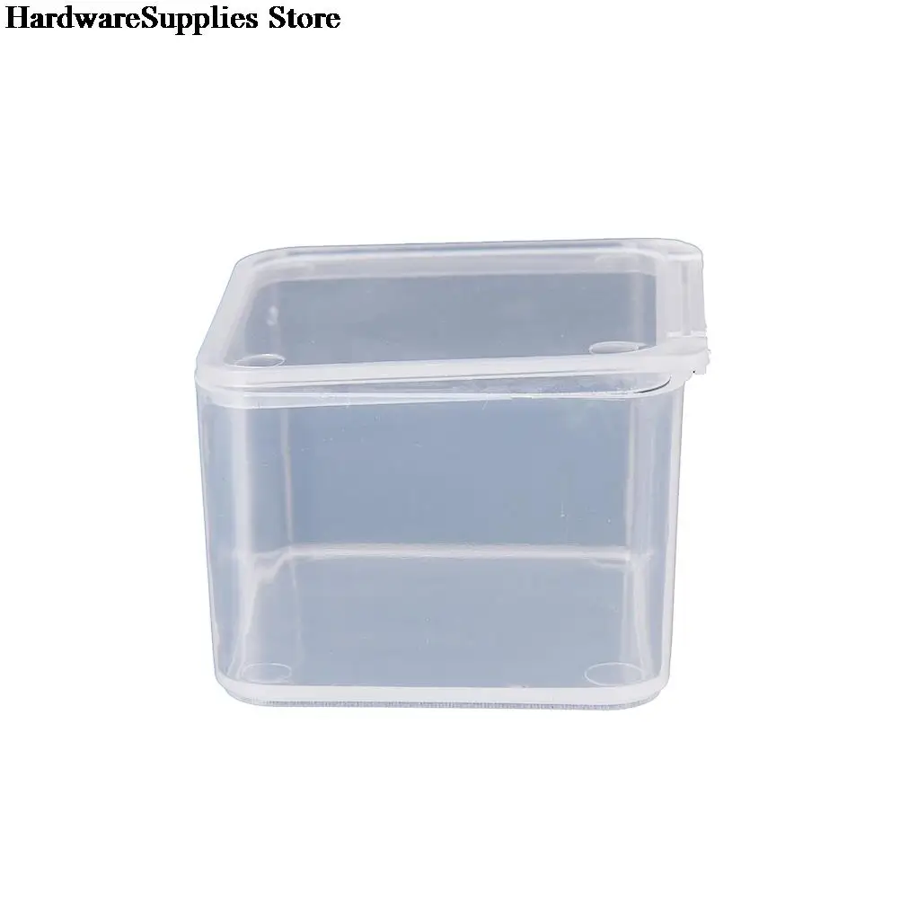 Clear Nail Art Gel Polish Remover Container and Organizer Box with Compartments