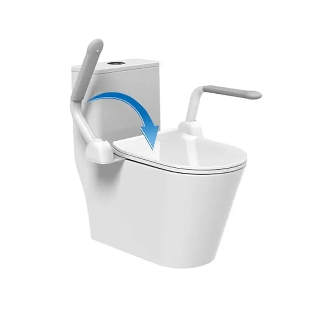 SafetyRailsElderlyHandicapToiletSeatFoldableHandlesSupportsup