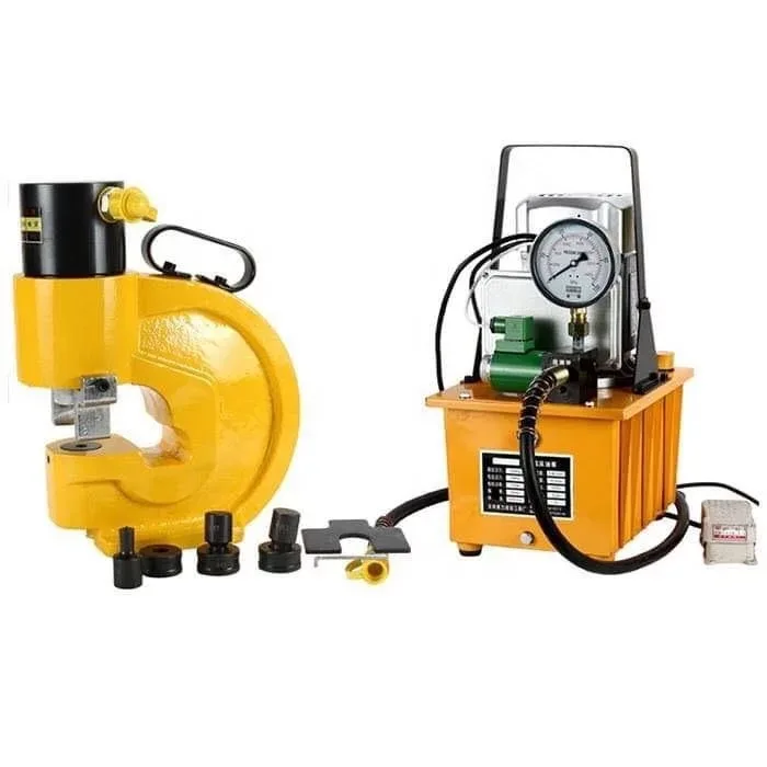 H-60 70 hydraulic Angle iron copper row punching machine hole opener electric punching machine manual