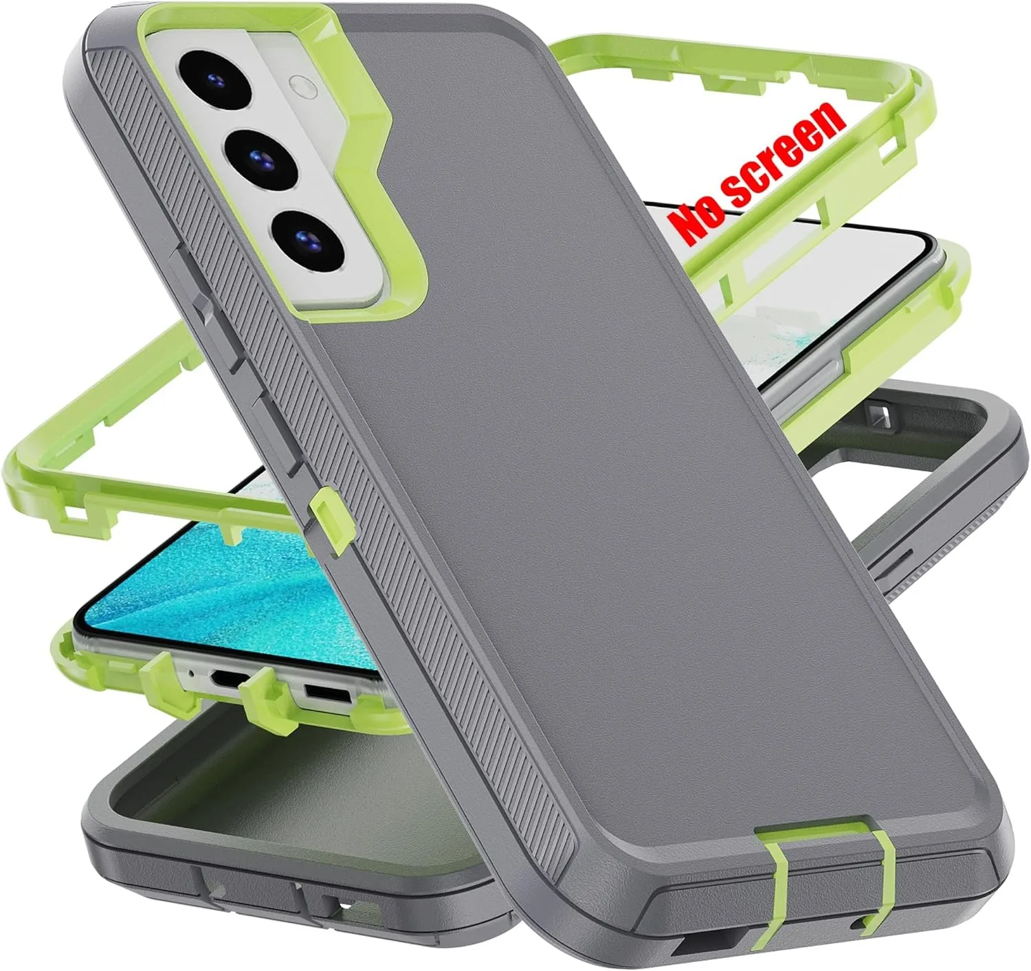 Ultimate 3-in-1 Military Grade Phone Case with Belt-Clip Holster
