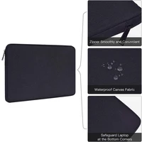 Portable Laptop Sleeve Bag Case Soft Cover 11 12 13 14 15 15.6 Inch for Macbook Huawei Xiaomi HP Dell Lenovo Laptop Handbag - Image 3