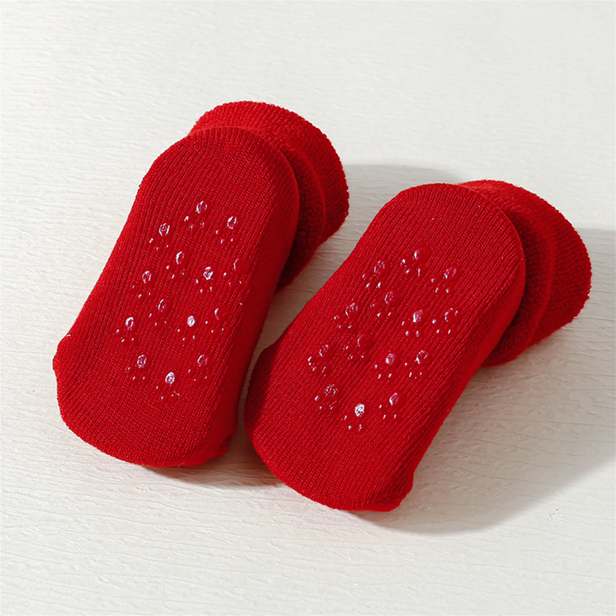 Christmas Baby Socks with Adorable Reindeer Elf Designs and Anti-Slip Soles for Cozy Winter Feet