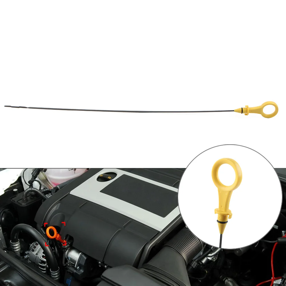 610mm Car 2.0T Engine Oil Dipstick For Audi A3 A4 A5 Q3 Q5 TT For VW Beetle CC EOS Jetta Passat Tiguan 06J115611F