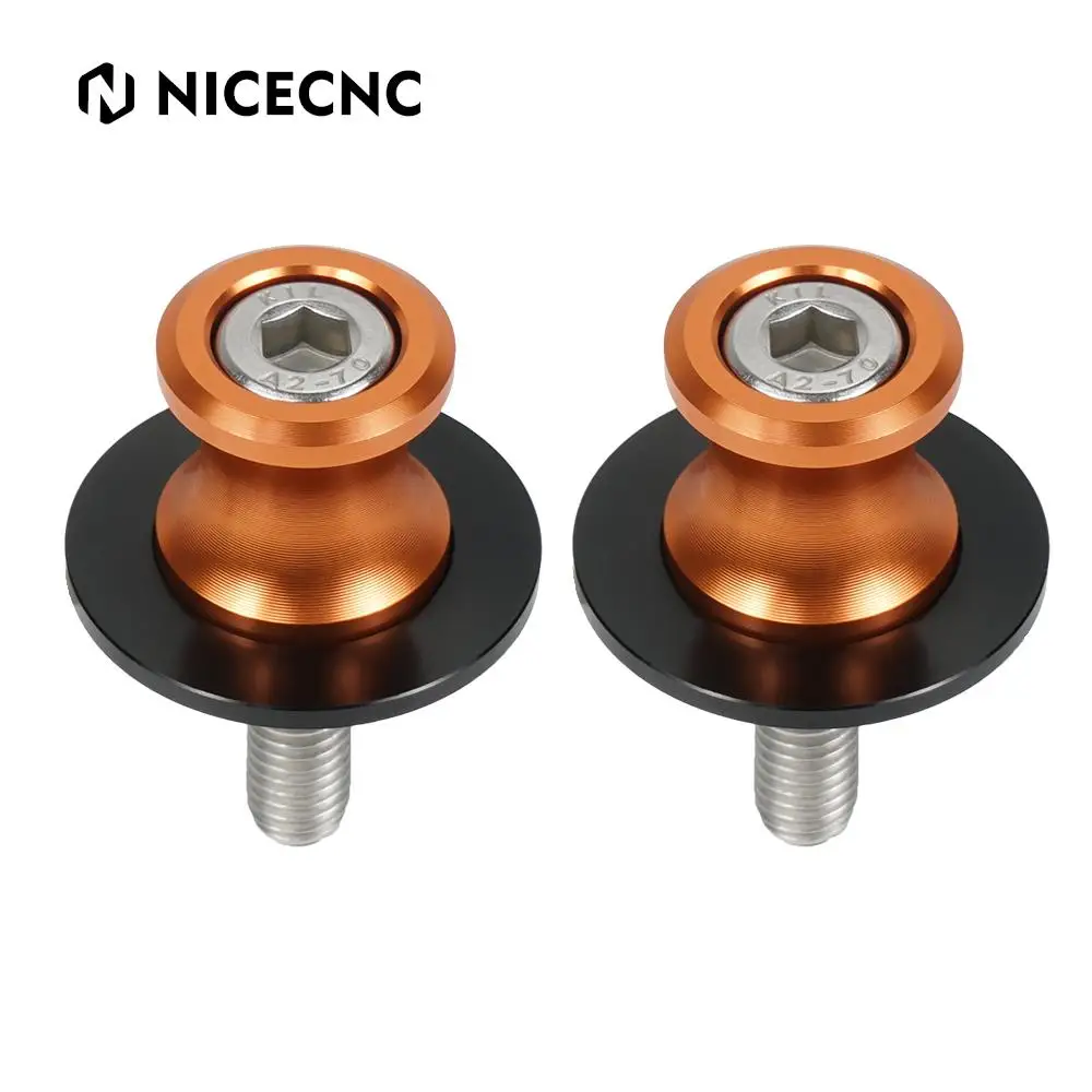 M10x1.25 Motorcycle Swingarm Spools Frame Slider For KTM 950 Supermoto