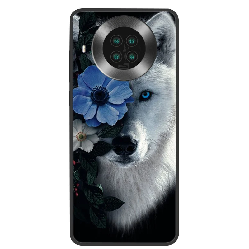 Silicone Cat Painted Soft Black Cover - Protective TPU Case