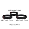 StarDikor M42/M48/M54 x0.75 Female Thread Extension Barrel Adapter Female to Female Thread Length 10MM For Zwo Qhy Camera 3
