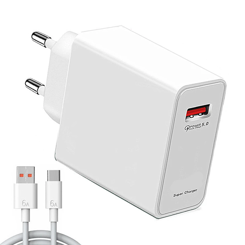 GAN USB 휴대폰 충전기, QC 5.0 4.0 3.0 고속 충전 어댑터, 아이폰 1..