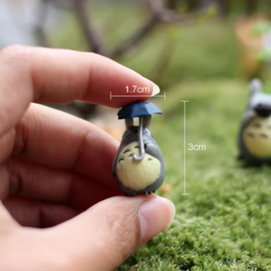 Totoro Anime Mini Figures - Cute PVC Ornaments and Collectibles