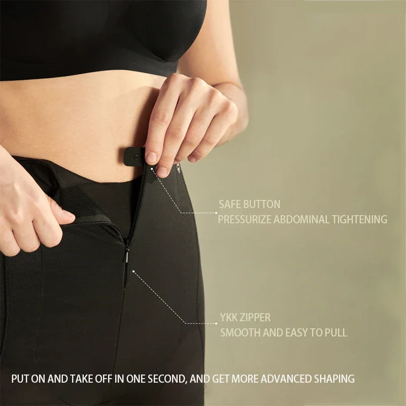 SUJIIN Seamless Shapers Shorts for Women 3D Butt Lifting Mid-High Waist Panties Women's Shapewear Tummy Control Underwear N163