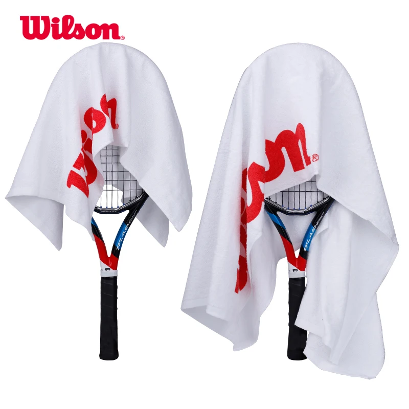 WILSON professional tennis badminton sweat-absorbent soft cotton sports towel bath towel WRZ5400