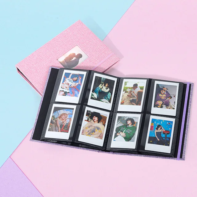 Fujifilm-Album photo Instax Mini Film 8, 3 pouces, 208 pocommuniste, album coréen Instax pour testeur, mini étui photo instantané, rangement 5