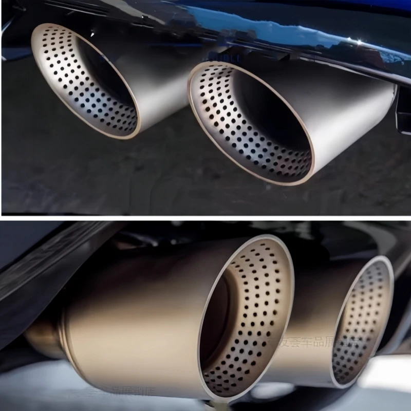 Universal Exhaust Pipe For Stainless Steel Car Exhaust System For Volkswagen GTI MK7 Golf7 Nozzle 60MM 63mm Muffler Tip exhaust muffler tip exhaust pipe muffler exhaust trim pipe