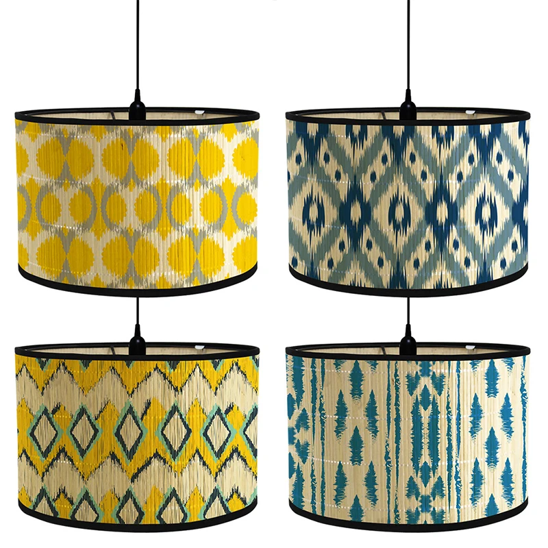 Abat-jour Moderne Suspendu Blanc – Rond 43x31cm – Lustre Artisanal Pour Salon