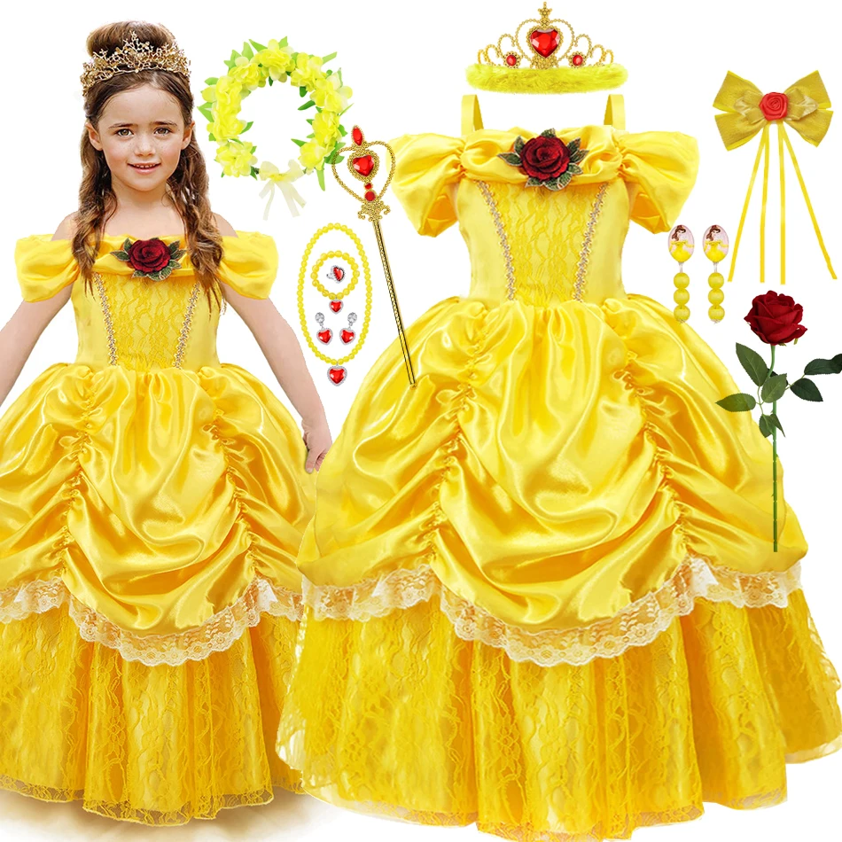 Vestido Princesa Niña Años Venta De Disfraces De Princesa Bella