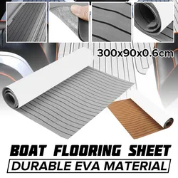 3000x900x6mm Self-Adhesive EVA Foam Boat Yacht RV Caravan Marine Flooring Faux Teak Boat Decking Sheet Floor Decor Mat