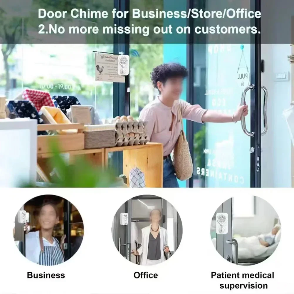 Infrared Wireless PIR Motion Sensor Activated Player Infrared Doorbell Shop Store Welcome Voice Reminder With USB Cable