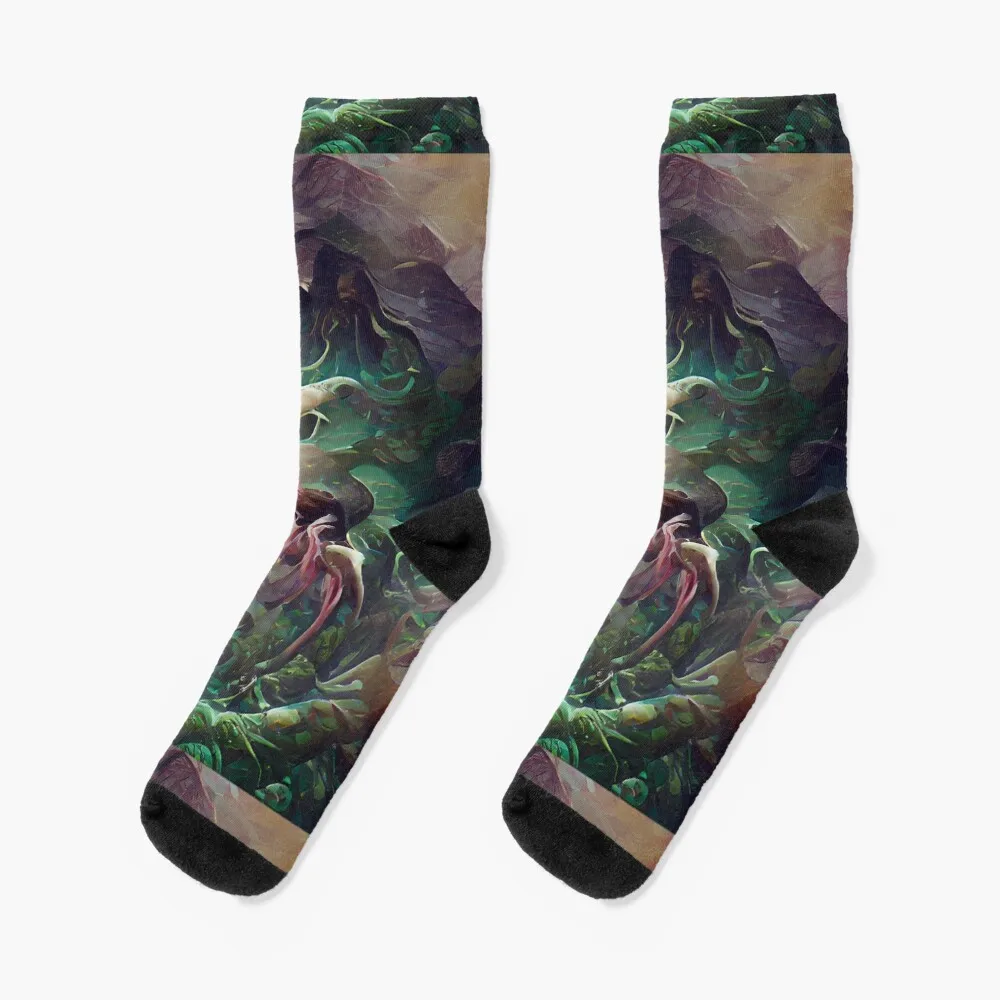 

Cthulu. Мужские носки в стиле хип-хоп