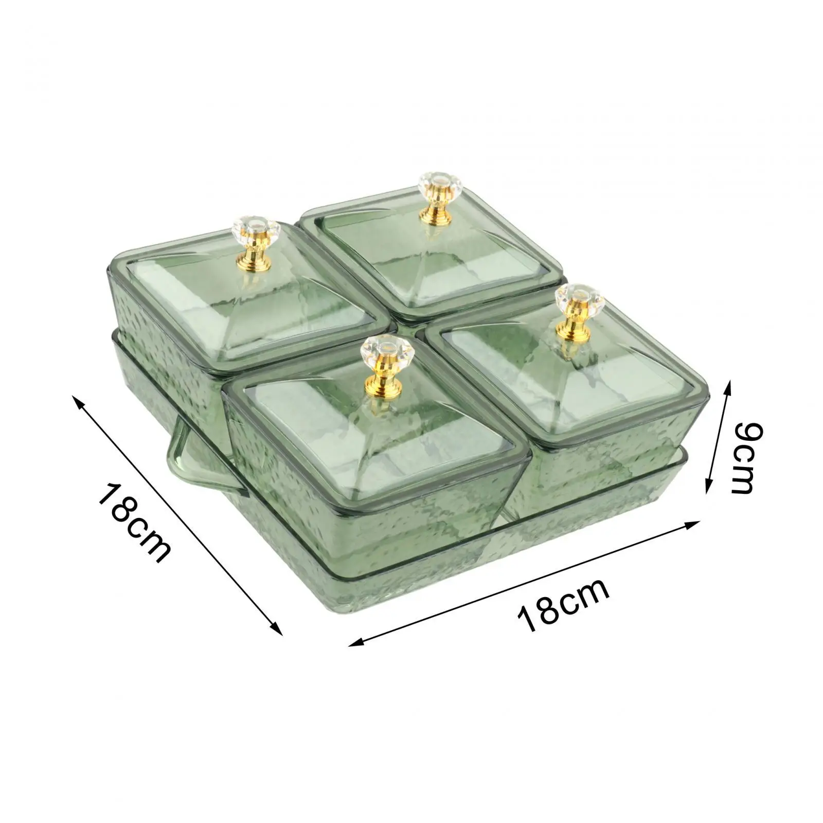 Appetizer Tray Divided Serving Container with Lid Food Storage Container Box Nordic Candy Serving Platter for Kitchen Cookies Appetizer Tray Divided Serving Container with Lid Food Storage Container Box Nordic Candy Serving Platter for Kitchen Cookies