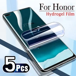 Premium Hydrogel Screen Protector Set - Pack of 5 - 5 Pieces (For Honor 90 Smart)