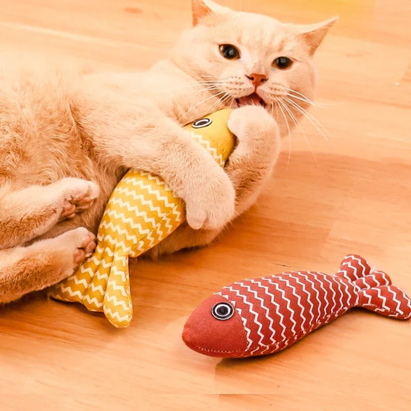 Cat Toys Catnip Pets Toy Cats Supplies Cute Cat Puppy Kitten Teeth Grinding Cat Plush Thumb Pillow Protect Mouth Pet Accessories