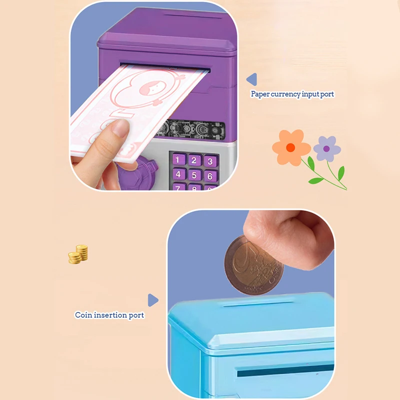 Cassaforte salvadanaio elettronica per bambini con codice_voghion.com