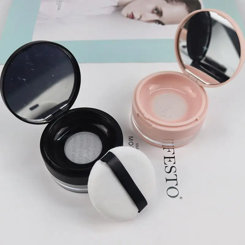 Portable Travel Makeup Case with Mirror & Elastic Mesh