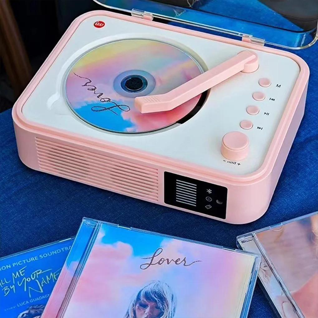 Retro CD Player Album Player Retro Fever Sound Quality CD Disc Charging All-in-One Bluetooth Audio Gift