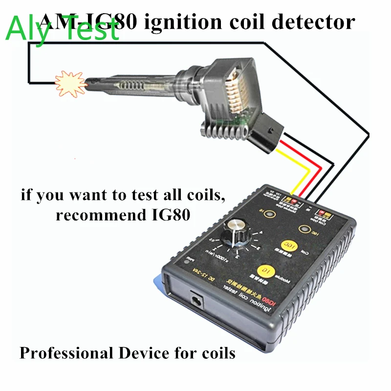 12-24V All Injector Pulse Simulator Tester Automobile Ingition Coil Stepper Motor Air Sensor Meter Unit Signal Test