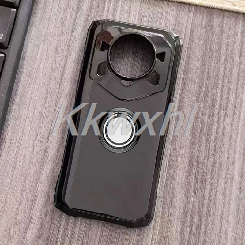 Shockproof Soft Phone Case with Back Ring Holder Bracket - Original Design