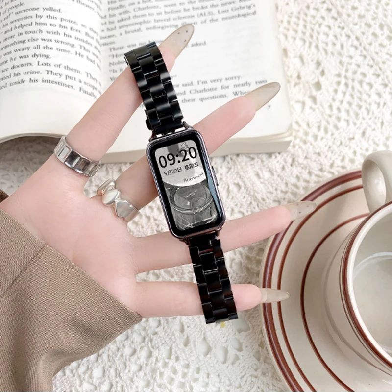 Graceful Metal Stainless Steel Watchband Replacement Bracelet