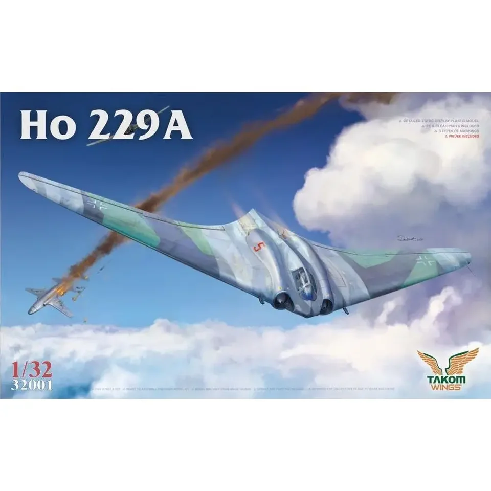 HORTEN Ho229 A-1 FLYING WING - DRAGON 1/48 PLASTIC KIT