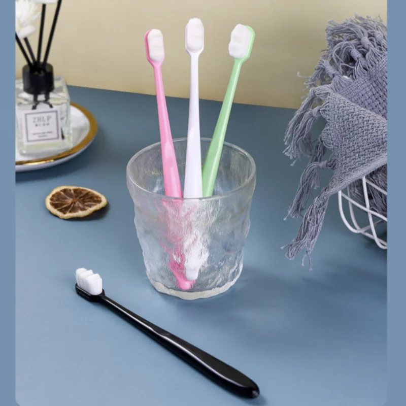 Toothbrush Ultra-fine Soft Bristle Nano Fur Portable Travel Oral Care