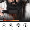 New Hair Straightener Quick Heated Electric Hot Comb Professional Negative Ion  Anti-Scalding Ceramic Beard Straightener Brush 2