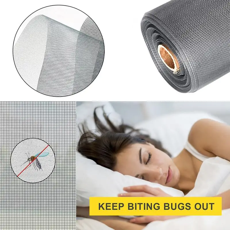 Multi Purpose DIY Screen Mesh Material Anti Mosquito Nets Window Creativity Insect Net PP/PVC/Nylon Window Screen