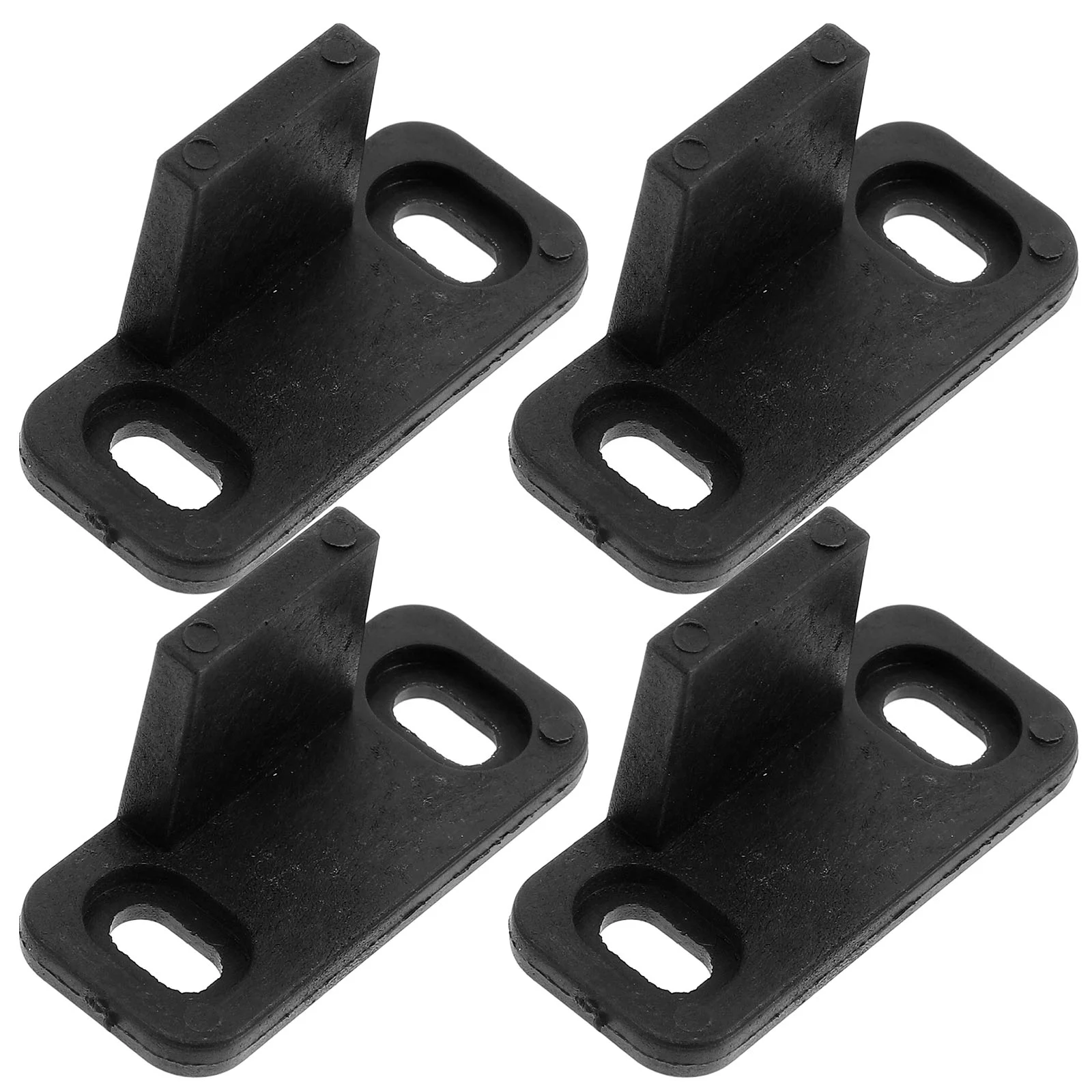 

4 Pcs Door Swing Stopper Sliding Closet Hardware Abs Barn Guides for Bottom