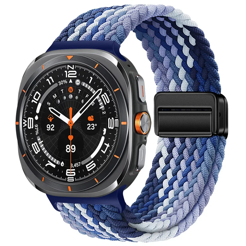 Nylon Magnetic Buckle Braided Solo Loop Strap Bracelet