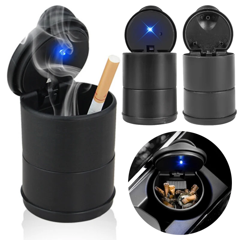 Portable Car LED Ashtray & Garbage Storage Cup 1