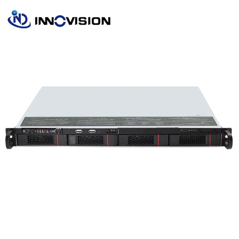 고성능 맞춤형 제온 골드 듀얼 소켓, 클라우드 스토리지 서버, LGA3647, 1U, 4 베이 랙 마운트, C621