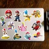 Cartoon Super Mario Game Stickers for DIY Laptop Notebook Skateboard Fridge Phone Kawaii Waterproof Decal Sticker Kids Toys 6