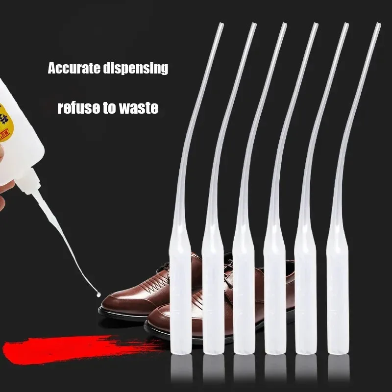 50-250Pcs Plastic Glue Bottom Tips disposable Micro Tips Dropping Tube Nozzle for Rubber Hose Glue Extender Precision Applicator