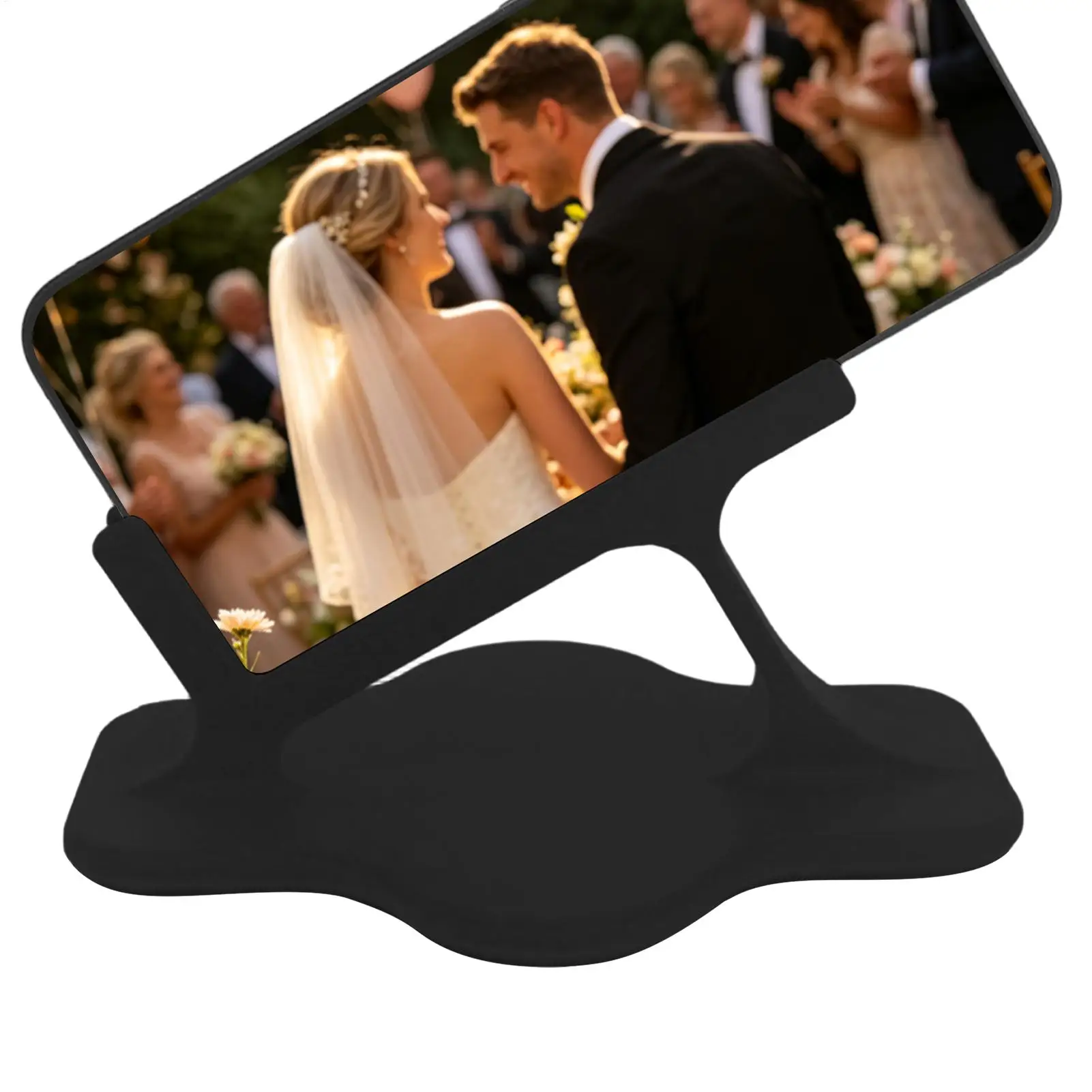 Supporto per Cellulare Stampato in 3D, Universale, Portatile e Stabile, Stand da Tavolo per Comodino, Camera da Letto, Divano, Casa e Ufficio - Image 2