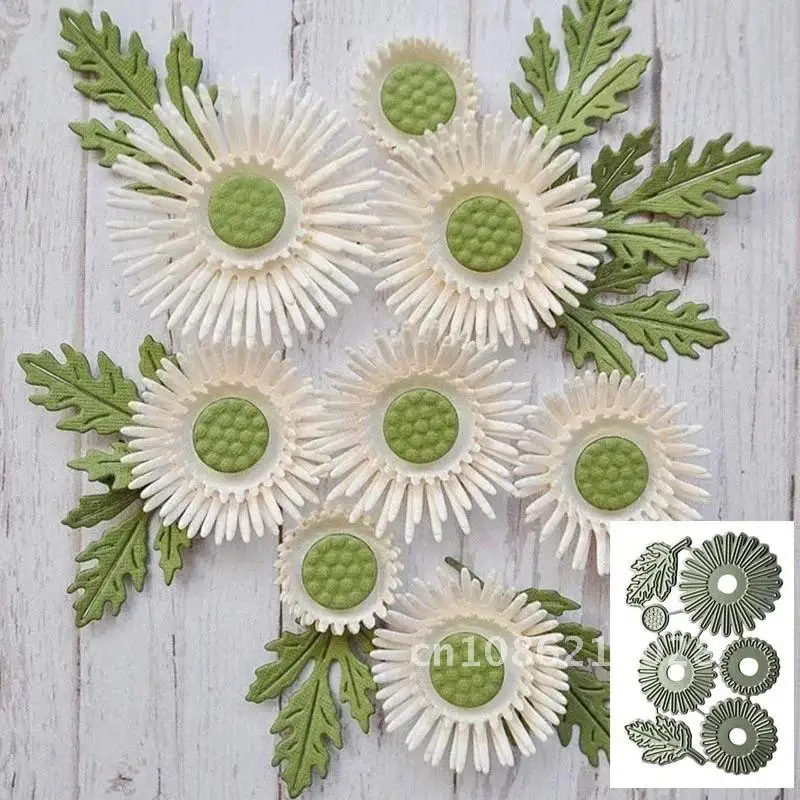 

3D Flower Diy Cutting Dies Card Making Stencil Scrapbooking Paper Card Embossing Craft Stencil Xmas Gift