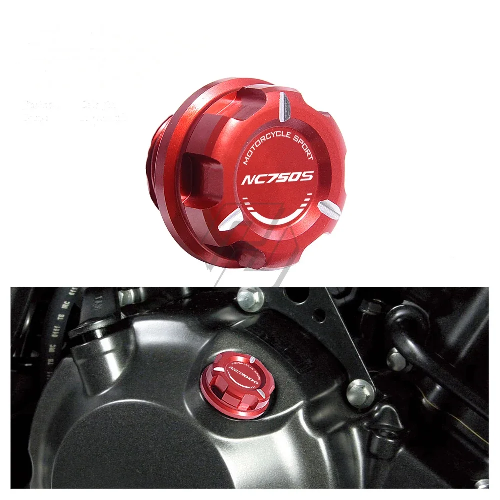 

For Honda NC750S 2014-2021 Motorcycle Engine Oil Cap Bolt Screw Filler Cover