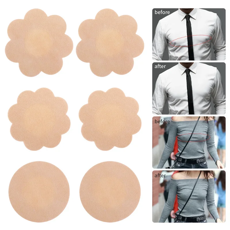 Sticky Nipple Covers for Women Invisible Breast Petals Lift Up Stickers Lady Adhesive Bra Nipple Shield Pads Accessories